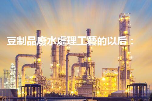 豆制品廢水處理工藝的以后：挑戰(zhàn)與突破？